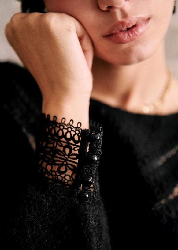 Josephine Jumper - Raspberry - Kid mohair - Sézane