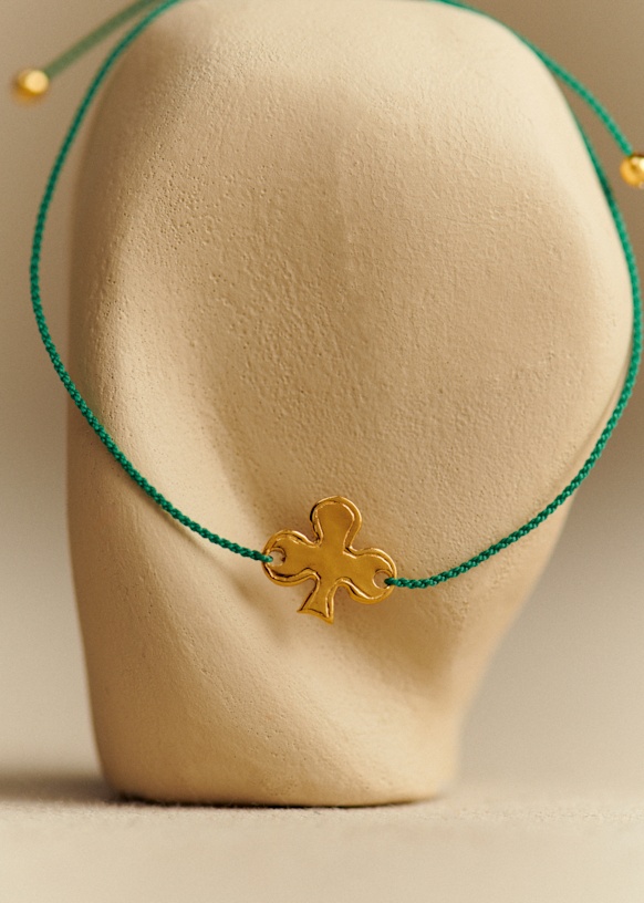 グリーン クローバーブレスレット