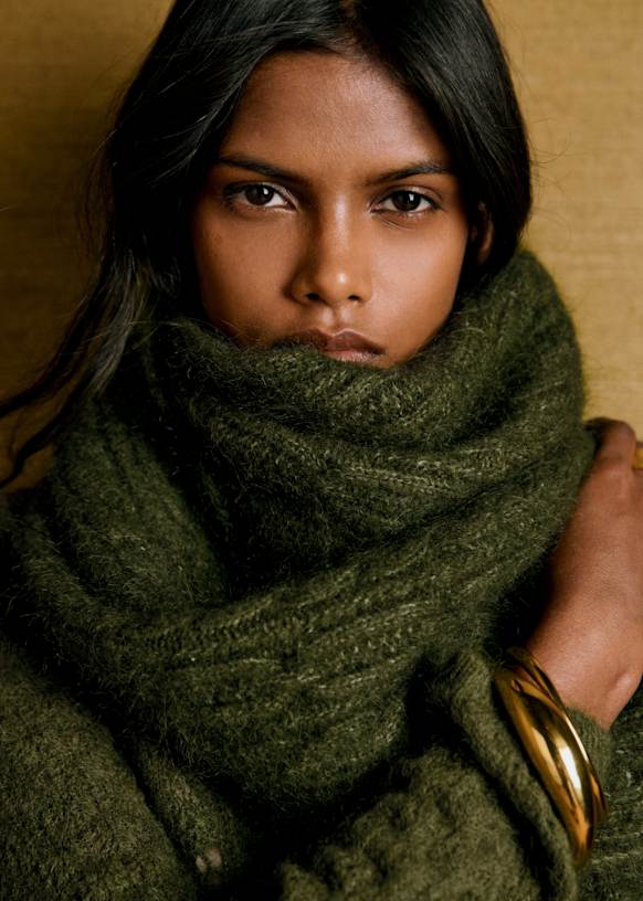 C.E c.ecavempt ニット Mathilde Scarve - Perfect Green - Kid mohair - Sézane