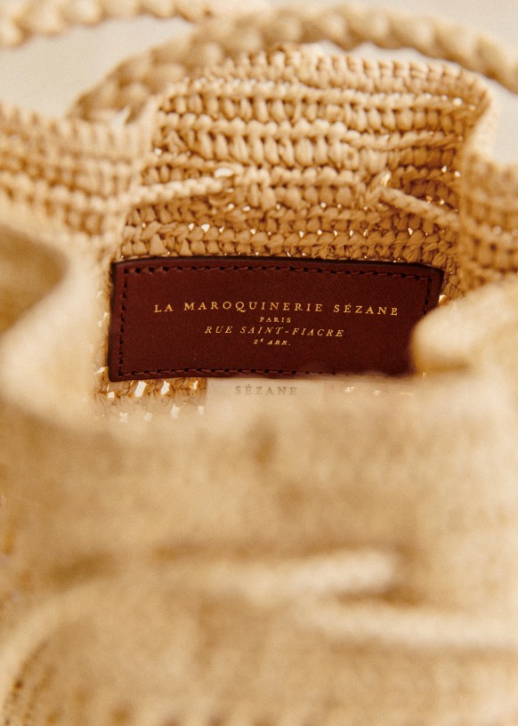 Capucine Mini Bag Natural Raffia Raffia Octobre Éditions