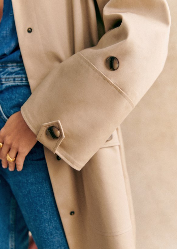 SEZANE HUGOコート Hugo Parka - Sand - Organic Cotton - Sézane