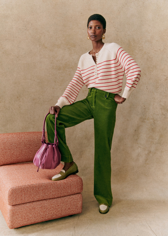 Yves Trousers - Green - Organic Cotton - Szane Yves Trousers - Green - Organic Cotton - Szane