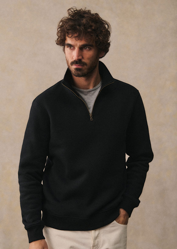 Wesson Sweatshirt - Rust - Organic Cotton - Octobre Éditions