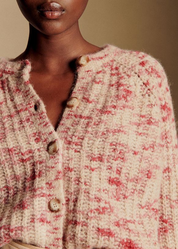 Emile Cardigan - Meadow Green - Alpaca - Sézane