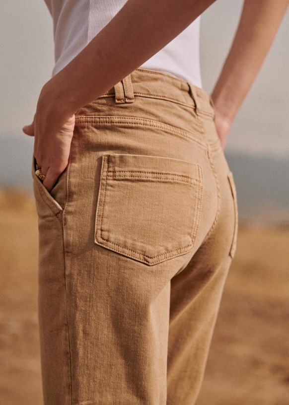 Manu Trousers - Khaki - Organic Cotton 