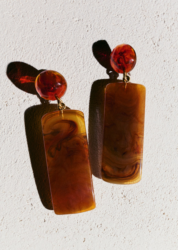 Nicole オーダーメイドジュエリー - カーマインレッド - 樹脂 - Sézane