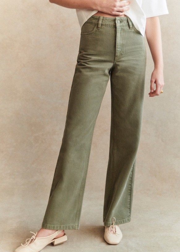 Pantalone in light denim 'Morning Egg'