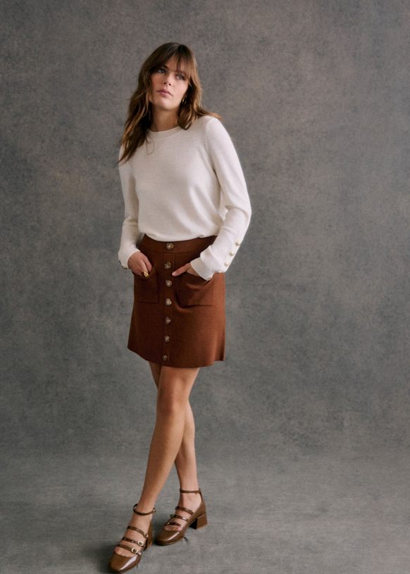 Jupe lisa sezane top