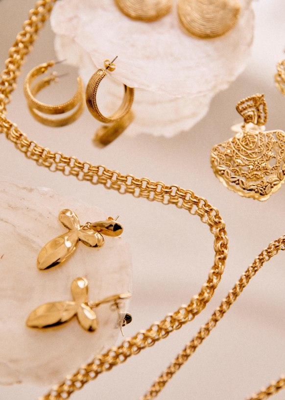 Ama Earrings - Gold - Brass - Sézane