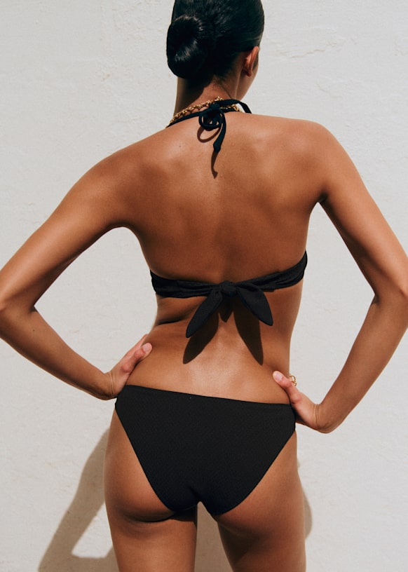 Palmera ビキニボトム - ブラック - ポリアミド - Sézane