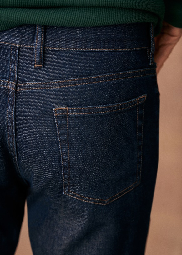 Avi Slim Jeans - Denim - Organic Cotton - Octobre Éditions
