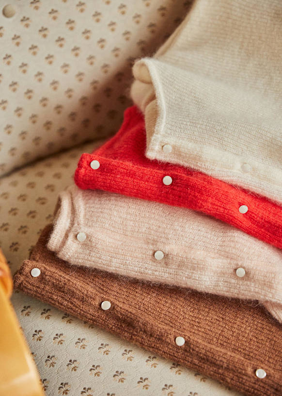 Gaspard Cardigan - Ecru - Super kid mohair - Sézane