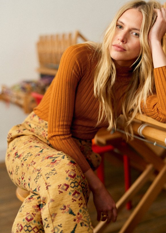 Charly Jumper - Ecru - Merino Wool - Sézane