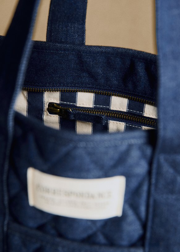 Weekday Tote bag - Denim - Cotton - Sézane