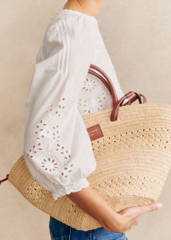 Justine バスケット - ナチュラルラフィア - ラフィア - Sézane