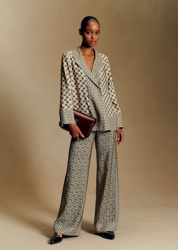 Amiris Shirt - Sézane x Antoinette Poisson - Dominote Patchwork