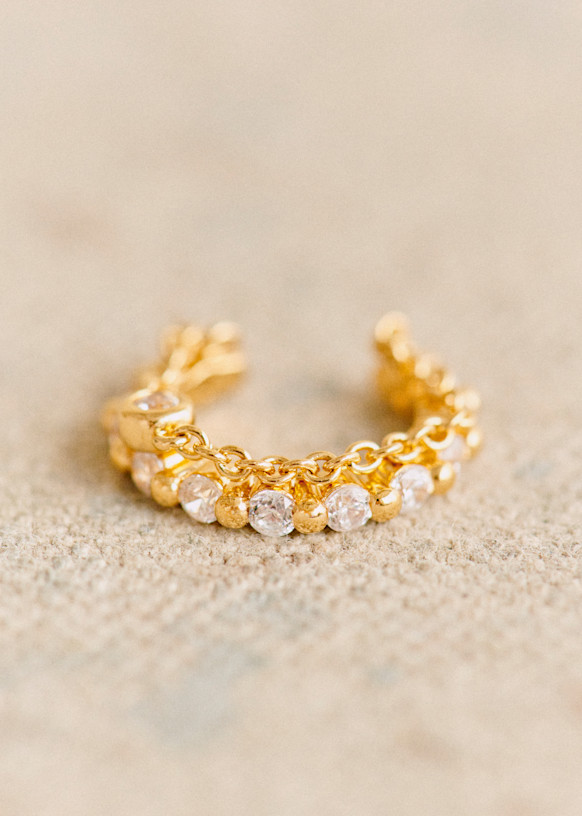 Sezane｜Loris ピアス 上品で洗練 フレンチジュエリー Loris Earring - Gold - Majority recycled brass - Sézane