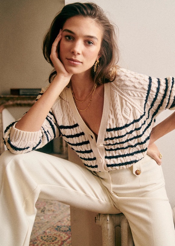 トップス SEZANE MAGDA CARDIGAN XXS Sezane Magda Cardigan | endource