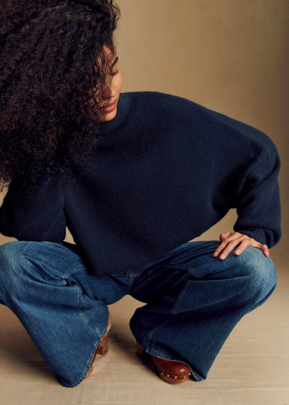 Soren Jumper - Navy - Yak - Sézane