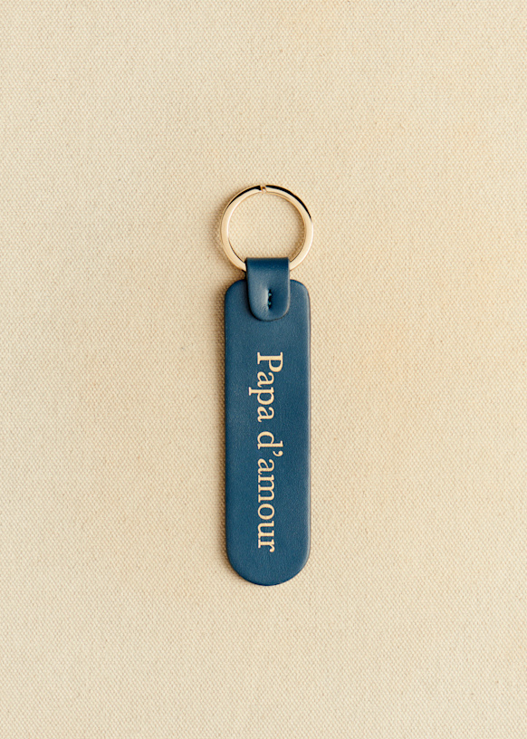 Keychain - Camel - Leather - Sézane