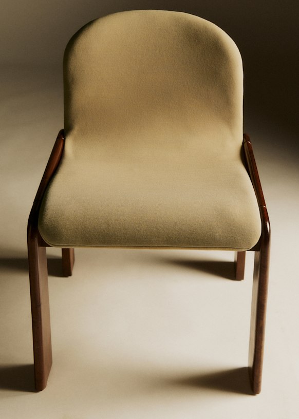Lot of 5 chaises style Scarpa vintage