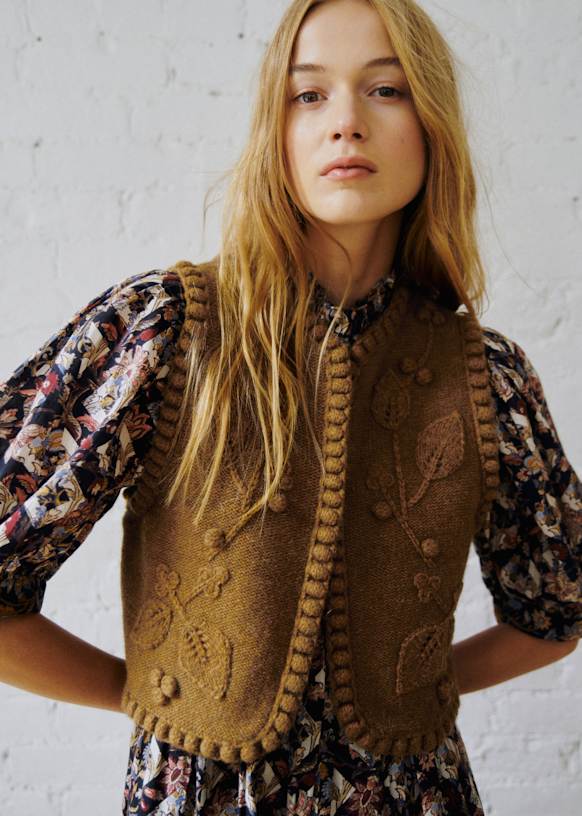 Nate カーディガン - Sézane X Sea NY - ゴールド - メリノウール - Sézane