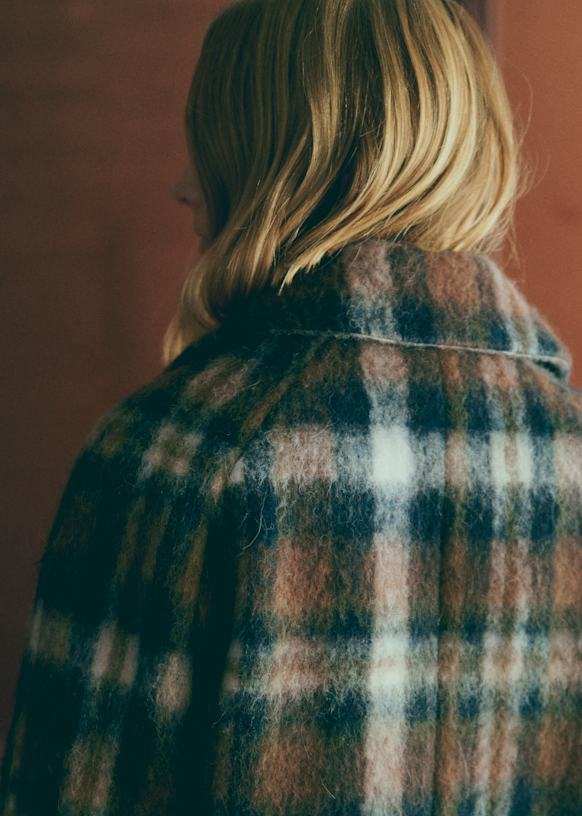 SÉZANE Ander コート Ander Coat - Cinnamon - Virgin wool - Sézane