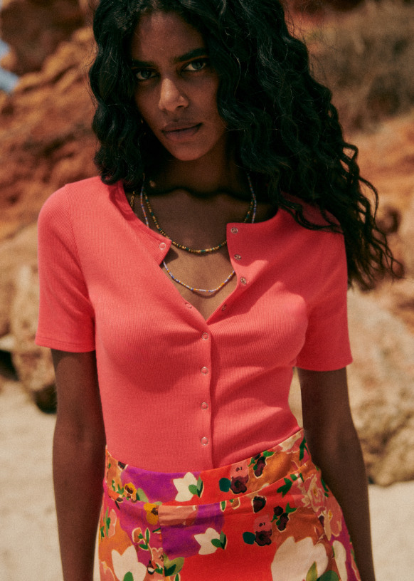 T-shirt Nicolas Pesca acceso Cotone biologico tessuti