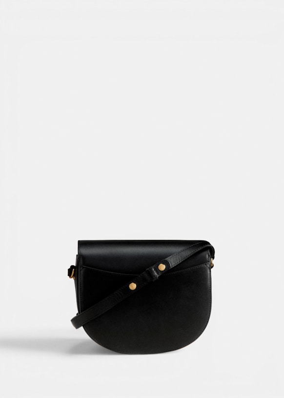 Claude Bag - Glossy Black - Bovine leather - Sézane