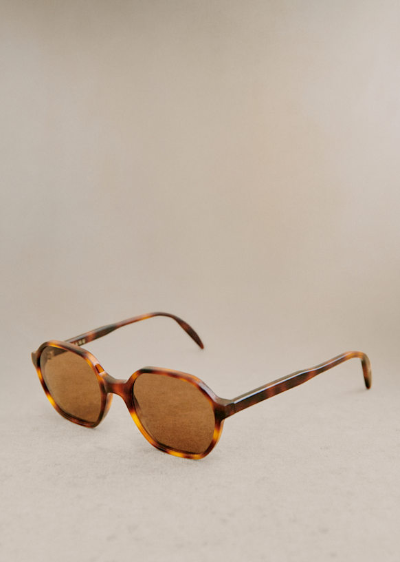 Rita Sunglassses - Brown - Acetate - Sézane