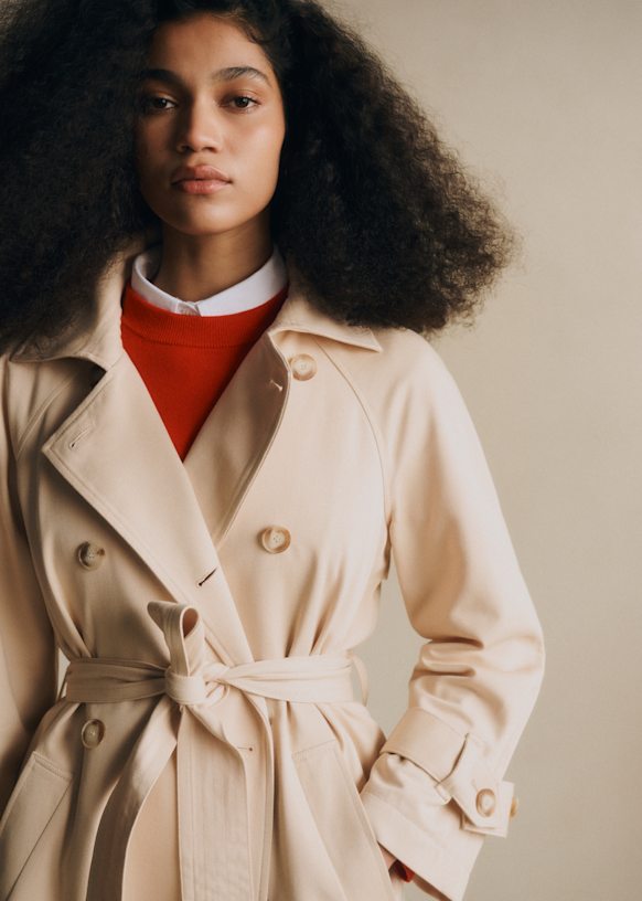 PIERCE コート - ライトベージュ - ECOVERO™ LENZING™ビスコース - Sézane