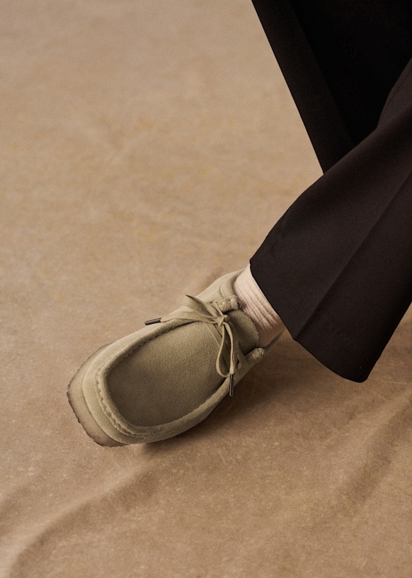Clarks - Wallabee Loafers - Sky Blue - Leather - Sézane