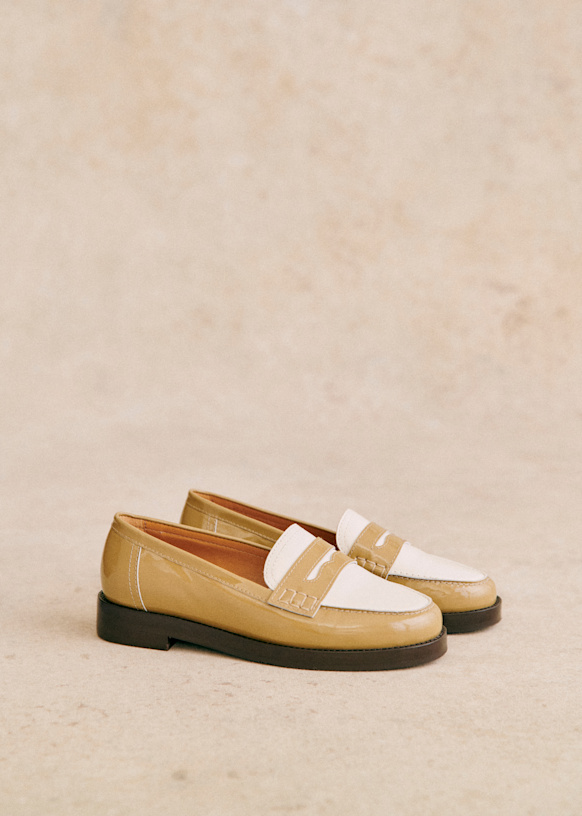 SEZANE セザンヌ ANDREA ローファー 24cn Andrea Loafers - Natural heritage - Bovine vegetable tanned