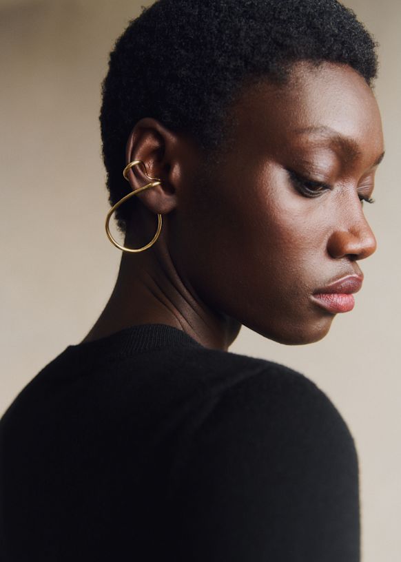 Tessa Earrings - Gold - Brass - Sézane