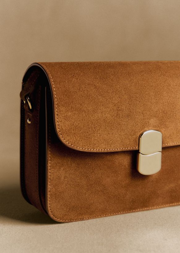 Milo クラシックバッグ - チョコクロコ - クロコダイルエンボス加工