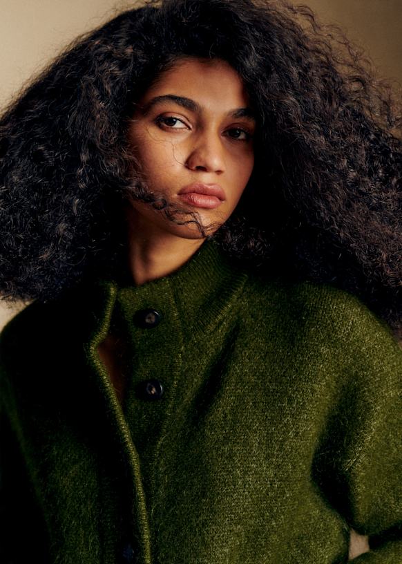 Chaqueta Thais Verde Perfecto Kid Mohair S zane chaqueta-thais-verde-perfecto-kid-mohair-s-zane