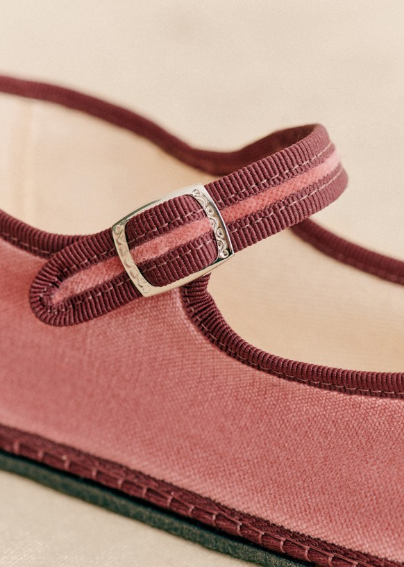 Sézane バレリーナ - VIBI VENEZIA バレリーナ - Vibi Venezia - ブルー - コットンベルベット - Sézane