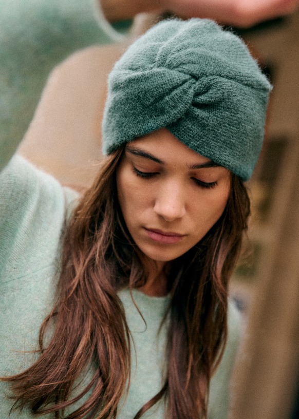 Anastasiaニット帽 - ダークグレー - キッドモヘア - Sézane