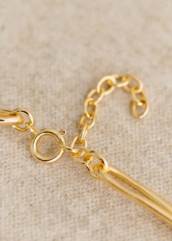 Lou Necklace - Gold - Majority recycled brass - Sézane