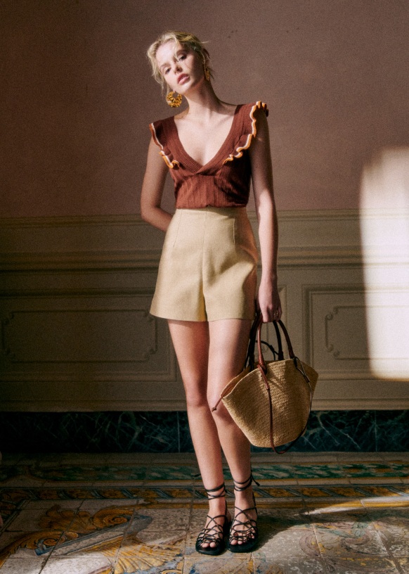 Erika cotton shorts online
