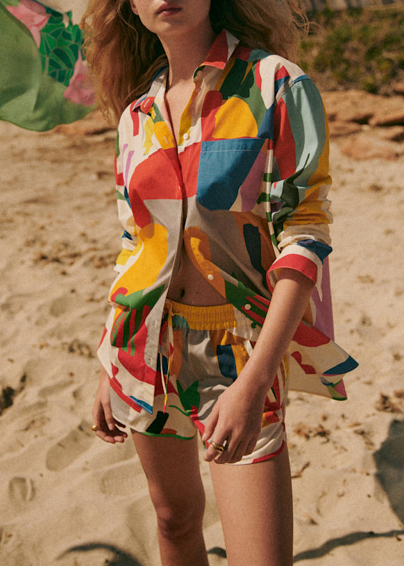Max Shirt - Sézane x G.KERO - Coral animals - Organic cotton