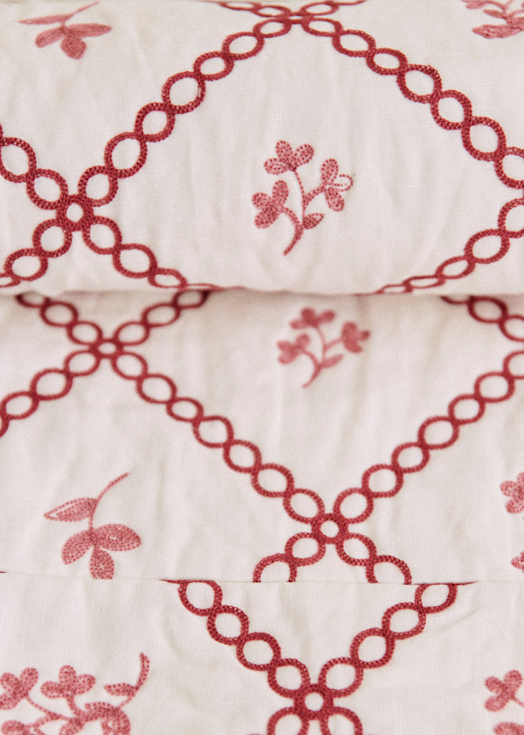 Copriletto Matrimoniale Caleffi BELLA ROSA - Trapuntino Estivo In Raso - Foto 4