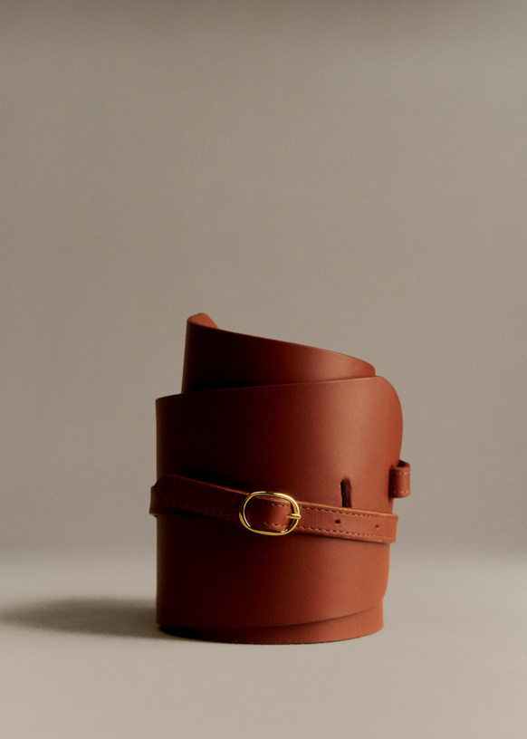 Sézane Julia Belt Julia Belt - Natural Heritage Leather - Bovine leather - Sézane main image 3