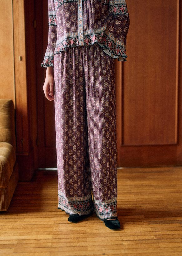 Syra Trousers - Horam - Recycled polyester - Sézane