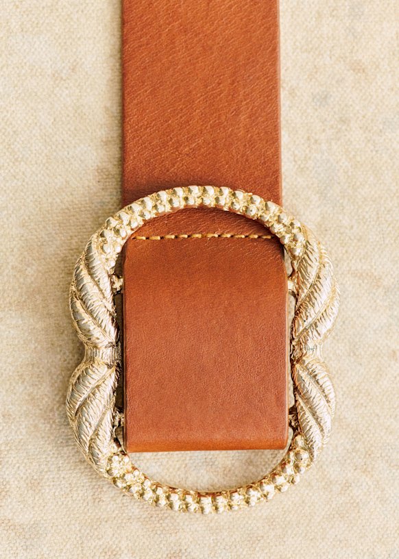 Artemis Belt - Mahogany - Bovine leather - Sézane