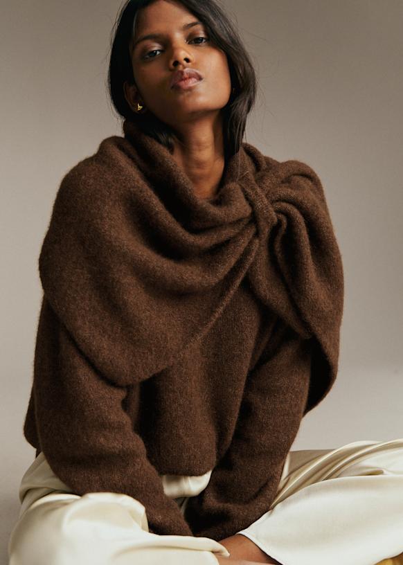 Joseph Jumper - Ecru - Baby Alpaca - Sézane
