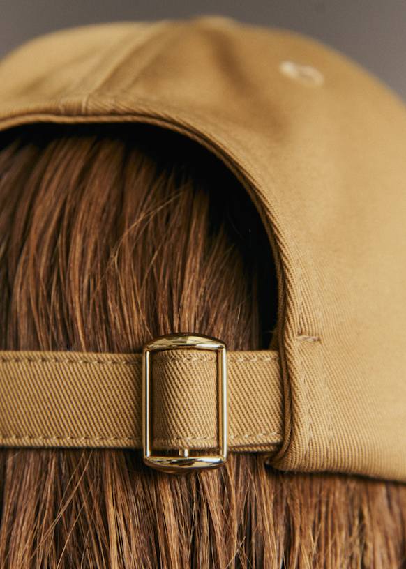 Casquette Hair Accessory - Olive Green - Cotton - Sézane