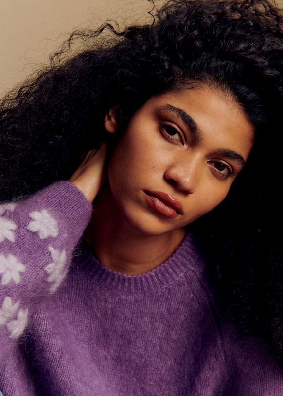 Mélanie Jumper - Amethyst / Lila - Kid mohair - Sézane