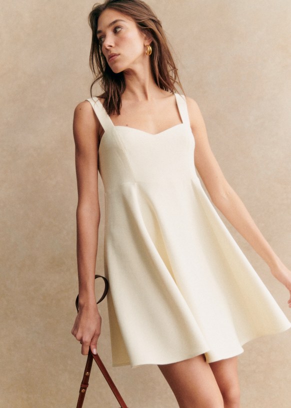 Sezane white dress hot sale