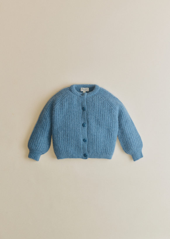Emile Cardigan - Blue - Alpaca - Sézane